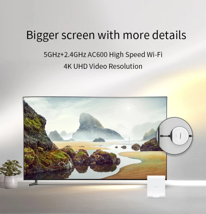 

Mirascreen G23 TV Stick Wireless Display Adapter Mirror Screen Miracast DLNA Airplay Android iOS Window Anycast HDMI-compatible