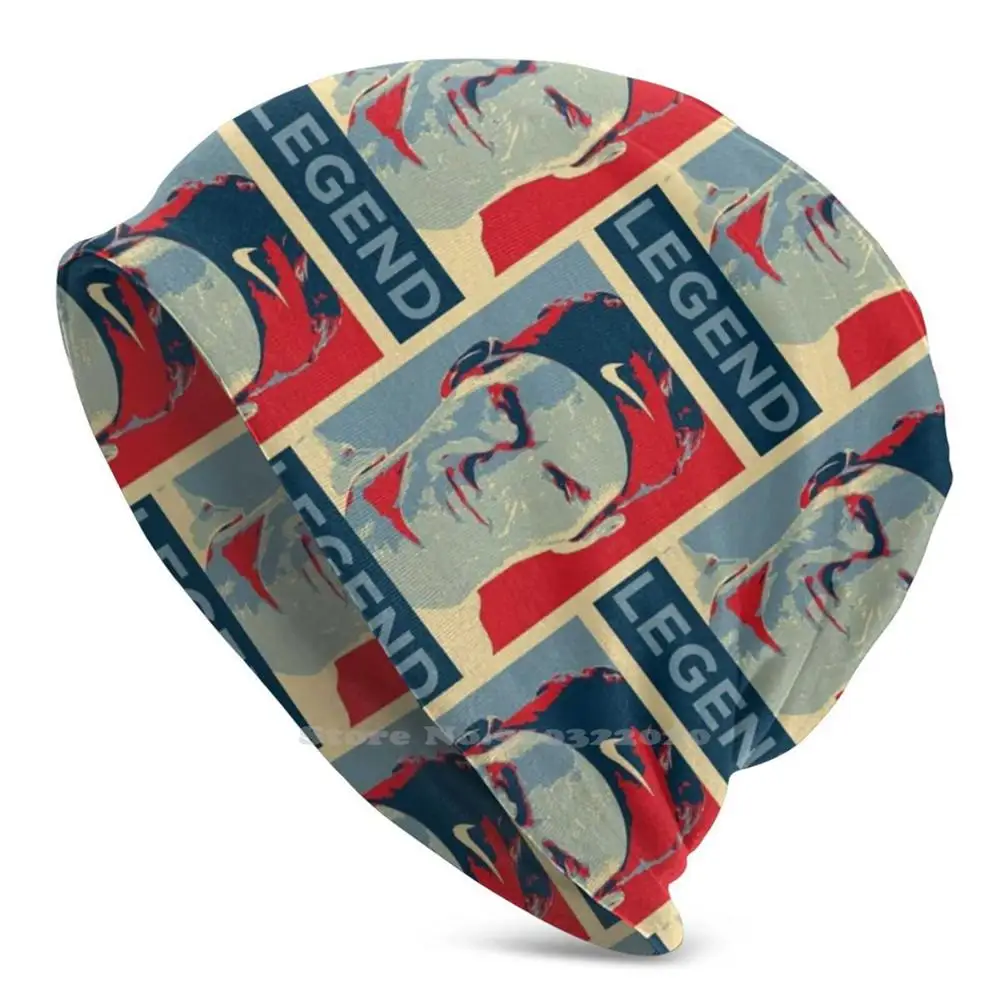 

Legend Portrait Design New Diy Print Beanies Hats Winter Hedging Cap Tennis Federer Wimbledon Sport Roger Us Open Nadal Rafael