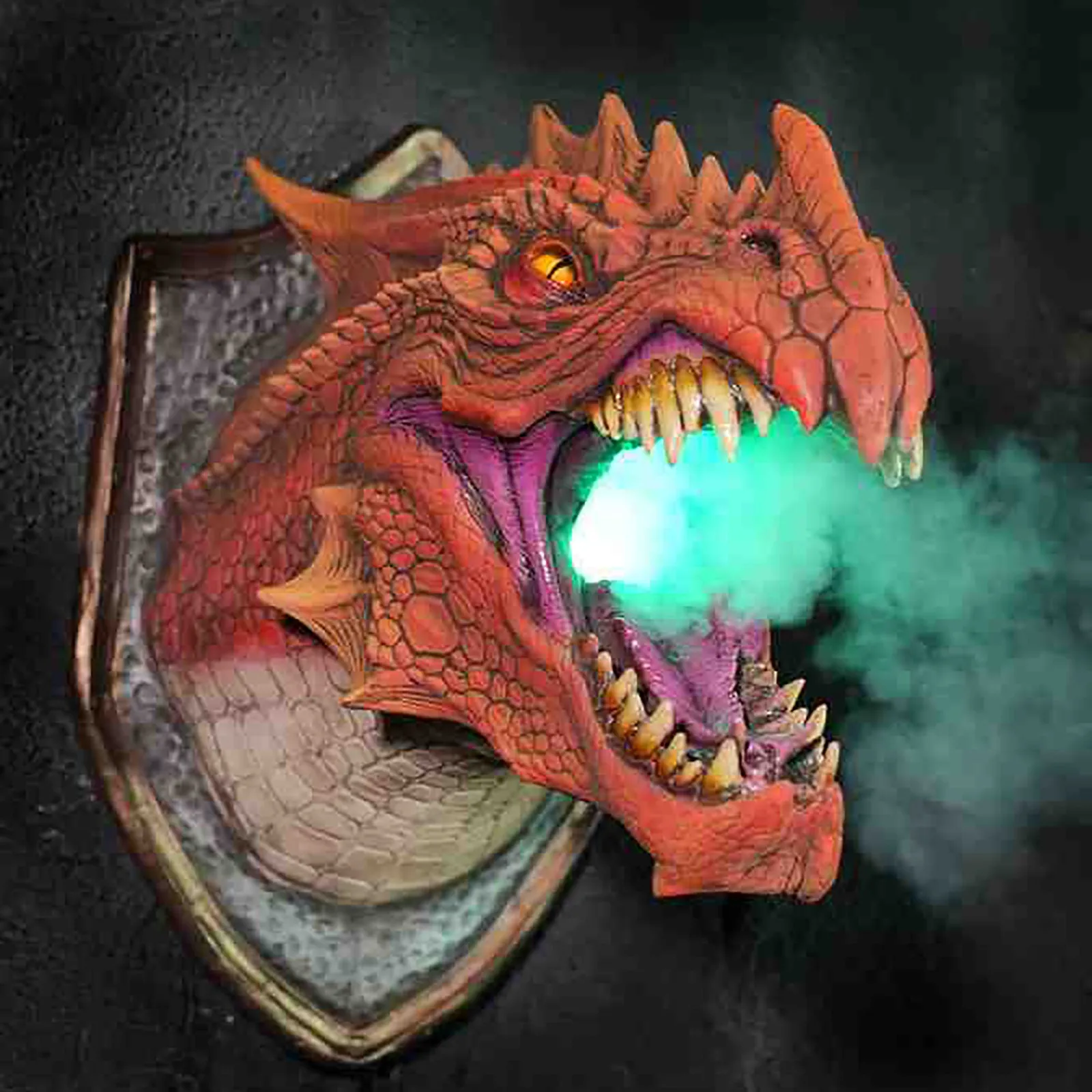 

Дракон легенды реквизит 3D Настенный динозавр скульптура стена искусство Скульптура Хэллоуин вечерние ринка декор дома материалы для декор...