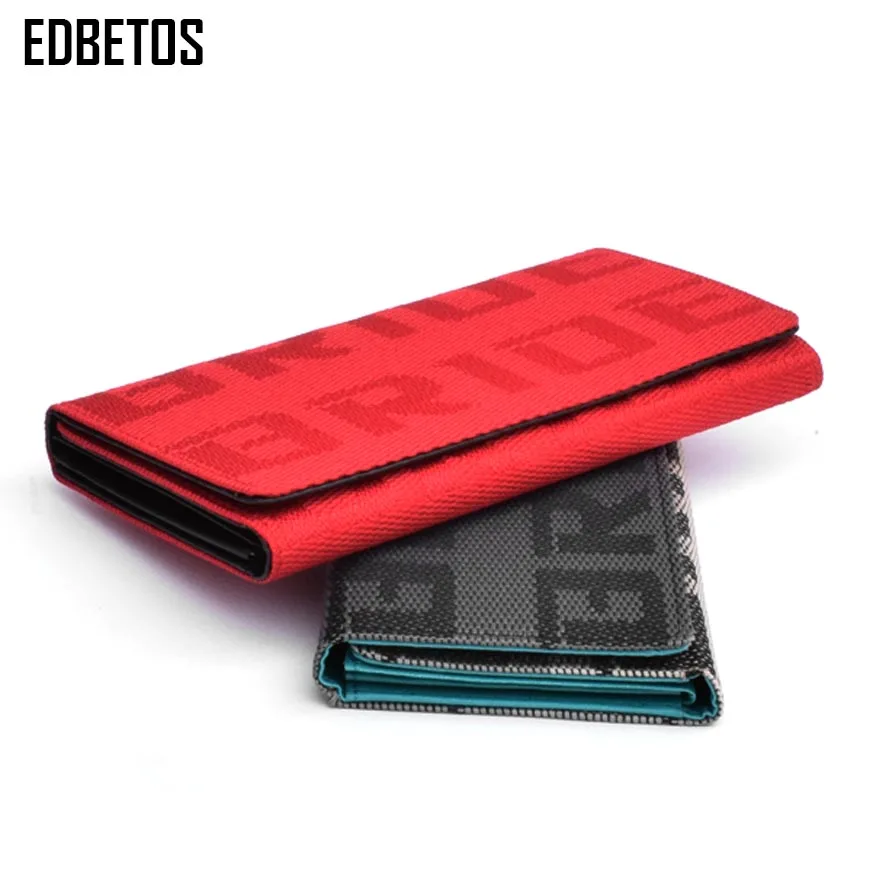 EDBETOS 2 стиля кошелек из ткани для невесты JDM версия ткань гоночного сиденья и