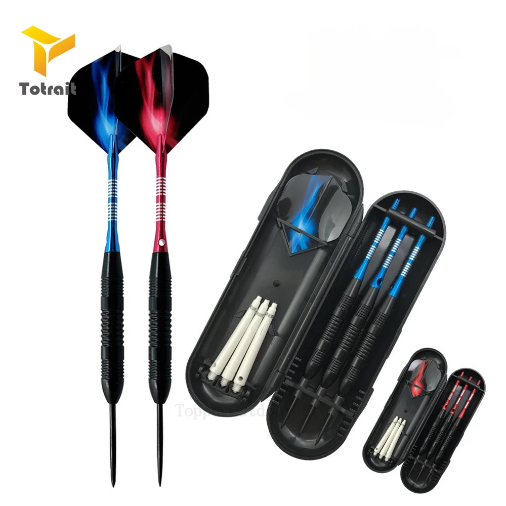 

TOtrait Professional Darts 23g Steel Tips Electronic Soft Tip Dardos Flight Harrow Point Wing Barrel Throwing Darts Accessories