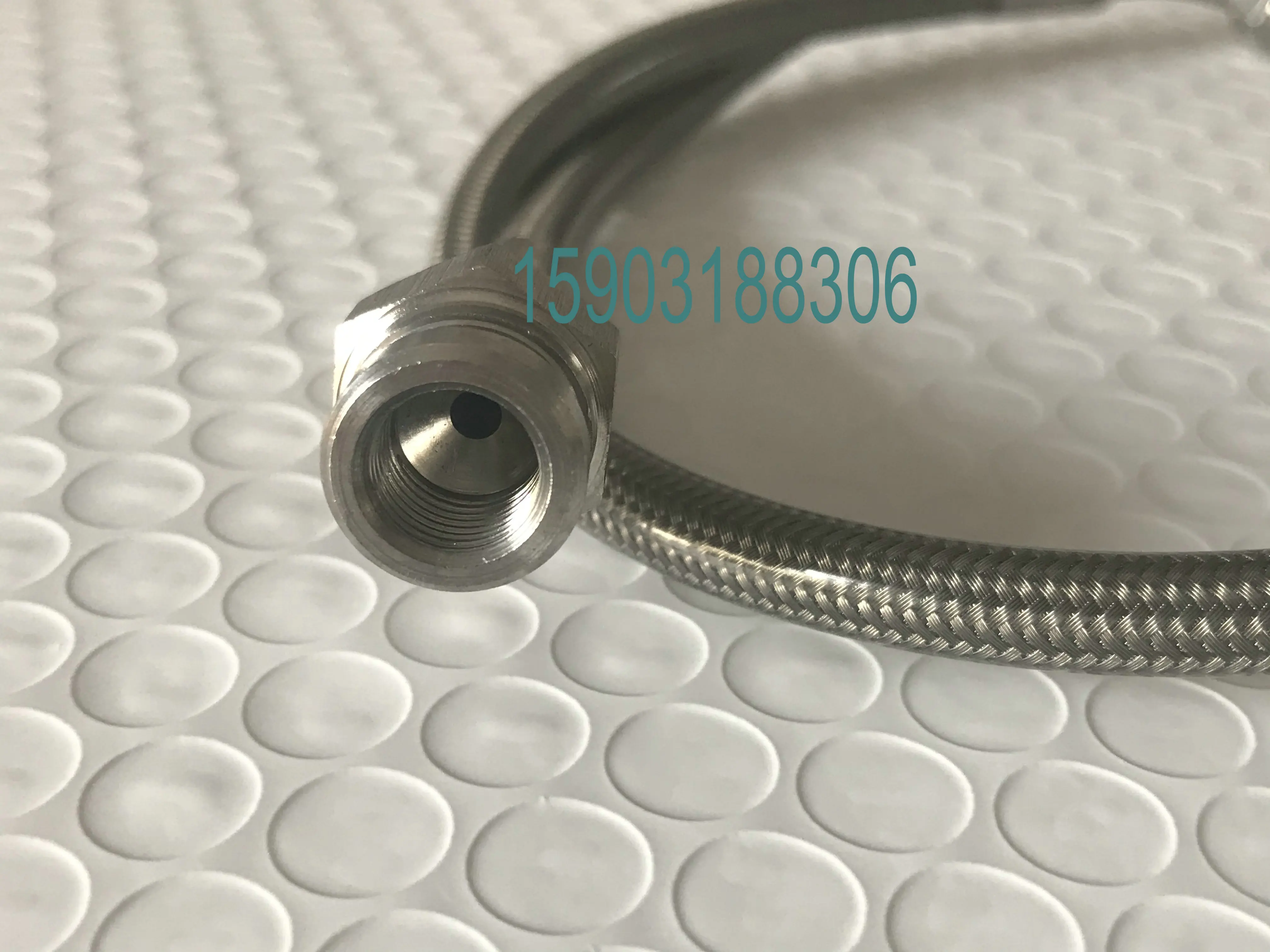 Фото Auto Spare Parts Motorcycle Brake Line Stainless Steel Braid PTFE Pipe With Stainless Steel Material Fittings №3