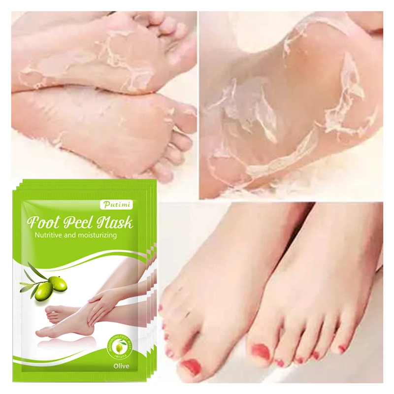 

Repair Foot Mask Dead Skin Remover Exfoliating Moisturizing Nourishing Anti Crack Heel Remove Skin Foot Patch Feet Care TSLM2