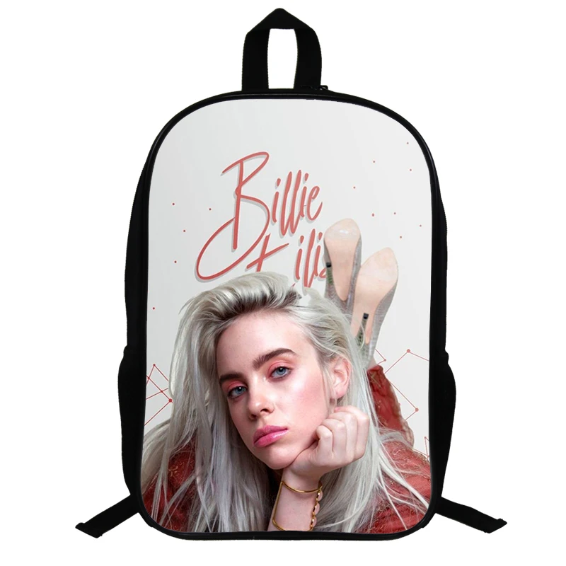19 14,5 дюймов Billie Eilish школьные сумки для подростков рюкзак в стиле «хип-хоп» для мальчиков и девочек, рюкзак для ноутбука, рюкзак для путешествий вентиляторы подарок - Цвет: 19