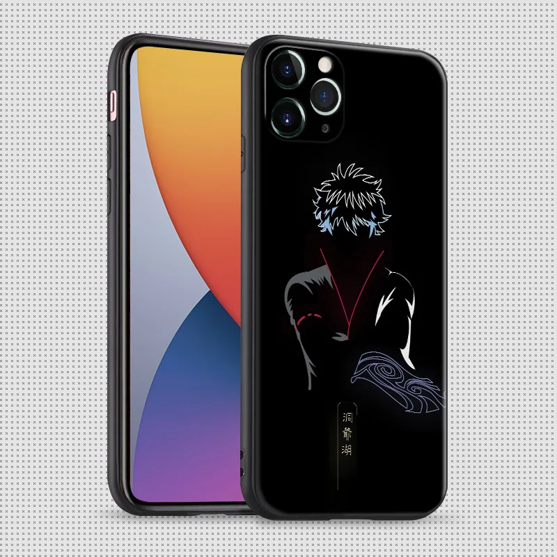 gintama gintoki anime for iphone se 6 6s 7 8 plus x xr xs 11 pro max soft silicone phone case cover shell free global shipping