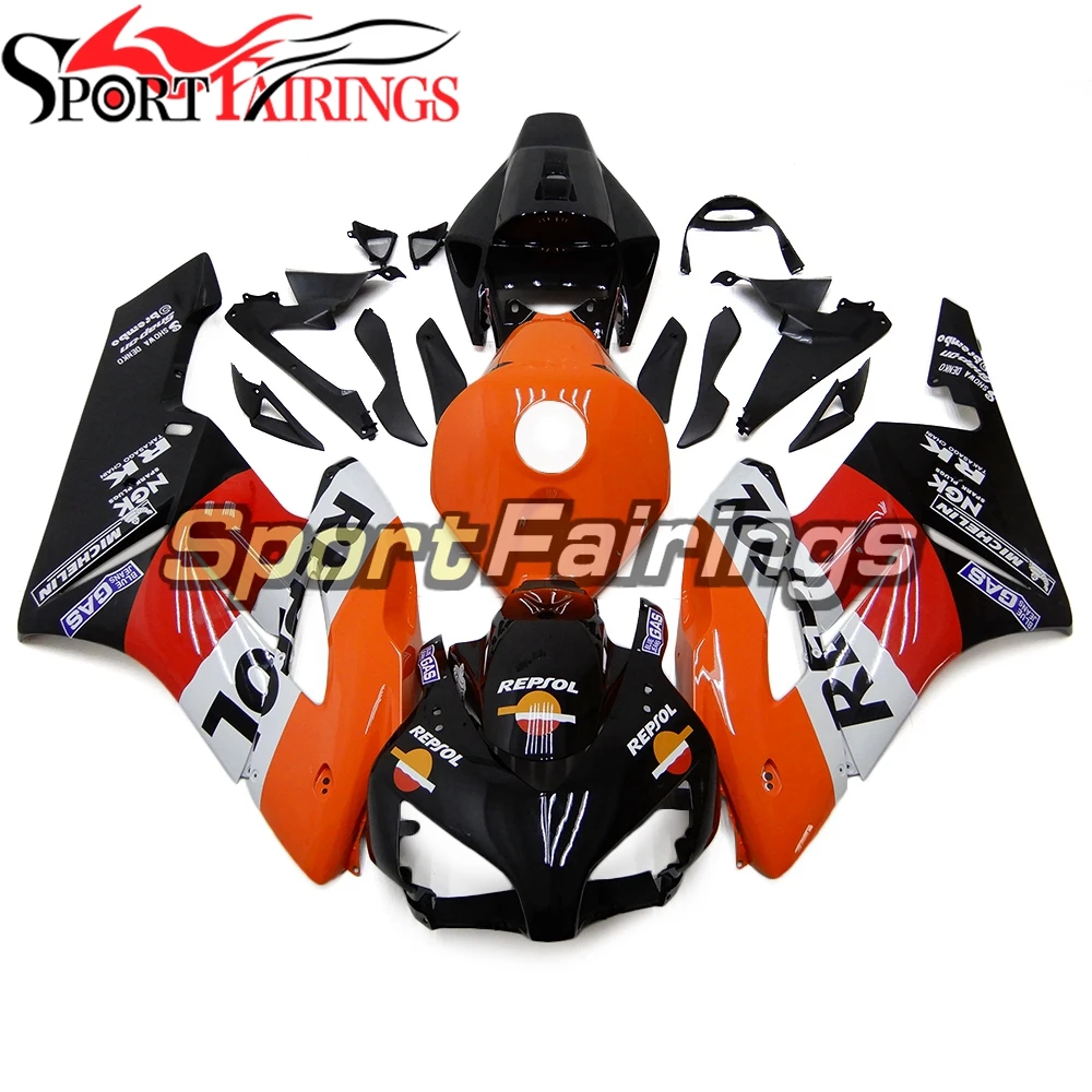 

Injection Full Fairing Kit For Honda CBR1000RR 2004 2005 CBR 1000 RR 04 05 ABS Plastic Motorcycle Bodywork Orange Black Red Hull