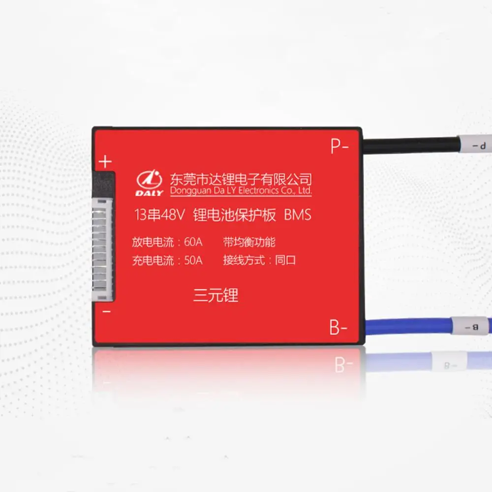 Защитная плата BMS, водонепроницаемая Защитная плата с балансом для литиевых и полимерных батарей 13S, 48 В, 15 А, 20 А, 30 А, 40 А, 50 А, 60 А