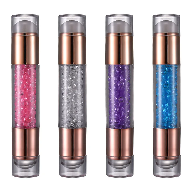 

Double-headed Silicone Nail Transfer Pen Acrylic Color Diamond Nail Tool Template Seal Transfer Pen Flash Drill Flash Drill Tool