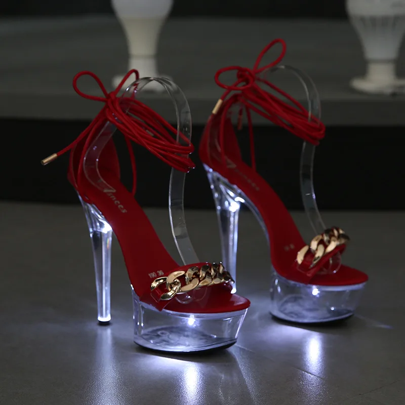 

HOKSZVY/Коллекция 1099 года; Пикантные прозрачные туфли на высоком каблуке-шпильке 14,5 см и платформе 4,5 см; Женские прозрачные туфли на высоком ка...