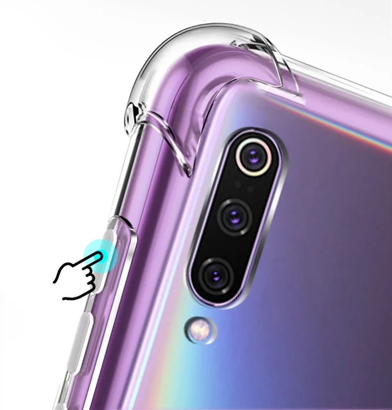 Прозрачный прочный армированный чехол для телефона чехол для Xiaomi mi 9 9SE 8 SE lite 5X A1 6X A2 Lite Red mi GO Примечание 7 5 6 5A Pro 6 6A 6Pro S2 5A 5 Plus TPU Защитный чехол
