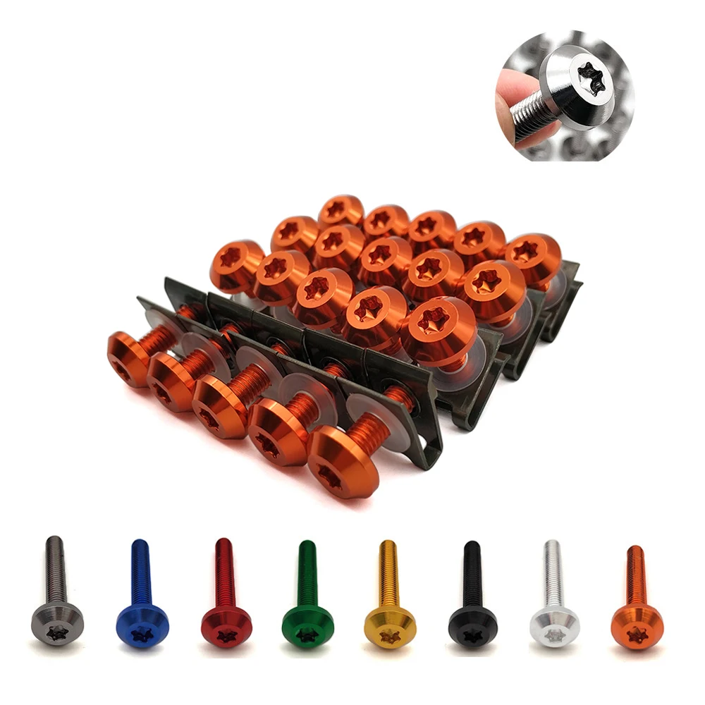 Универсальные винты для обтекателя мотоцикла крепежные зажимы комплект