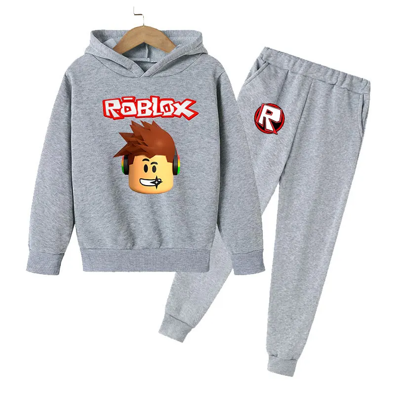 

Clothing sets Robloxing Boys Clothes Hoodies Boy Sweatshirt + Pants Suit Teens Kids Spring Clothes Children's Anime Clothes