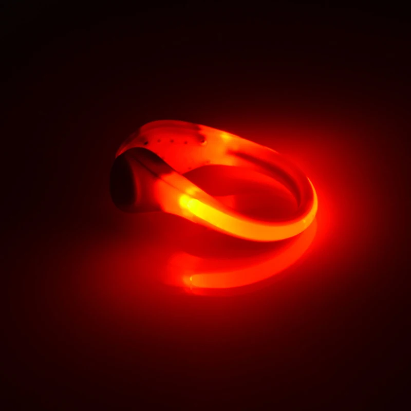 Светодиодный сигнальная лампа велосипеда светящийся зажим для обуви безопасный