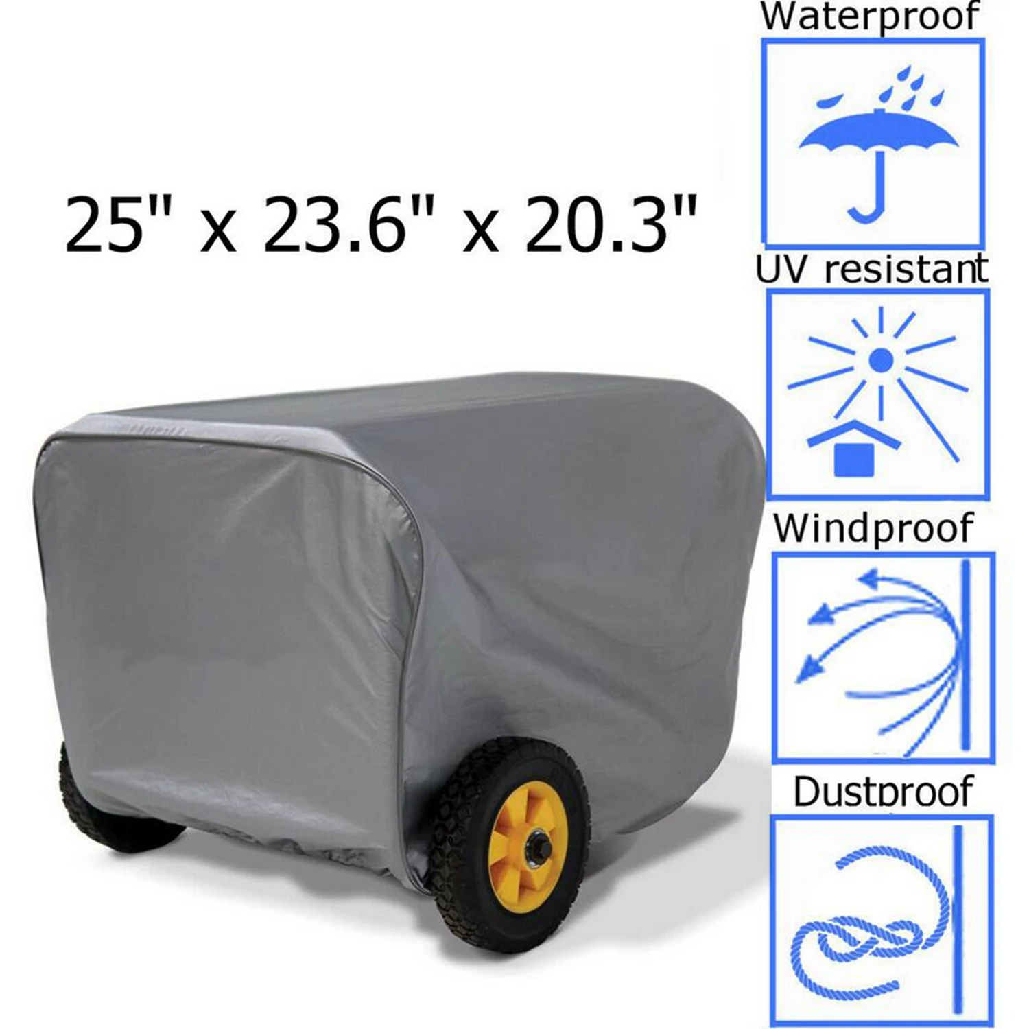 New Waterproof Generator Cover Windproof All-Purpose For Dustproof Polyester Protective Supplies | Дом и сад
