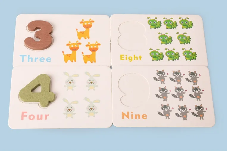 Цветные деревянные игрушки с подсчетом математические учебные пособия