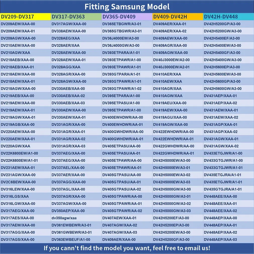

Low Noise Dryer Repair Kit High Compatibility Strong Wear-resistant Dryer Belt Dual-bearing Roller Kit