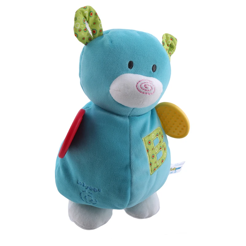 

Newborn Toys Cartoon Bear Cow Animal Mobiles Toys Infant Stroller Hanging Mobile Rattles Safety Teether Baby Plush Rattles