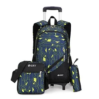 ziranyu hot sale men trolley schoolbag luggage book bags men backpack latest removable mens travel bags 26 wheel stairs