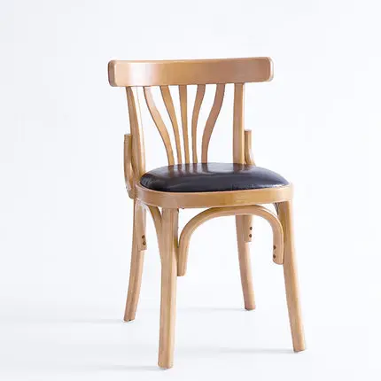 

Nordic dining chair home solid wood chair back stool net red dining table and chair modern minimalist desk chair back chair