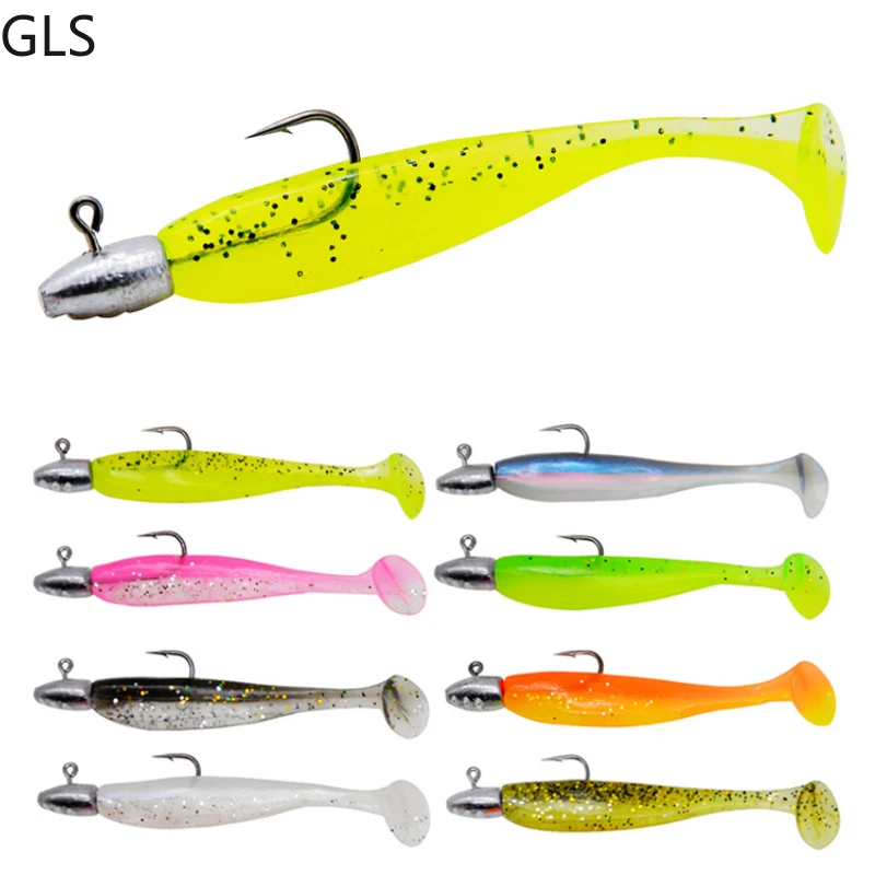 

GLS New 6cm/5g Sea Bass Carp Lead Jig Spoon Wobblers Artificial Bait Durable Fishing Lure Saltwater Soft Bait