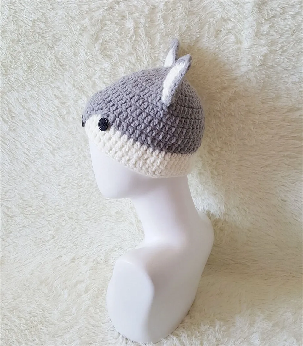 Зимняя теплая шерстяная шапка для мальчиков и девочек детский головной убор