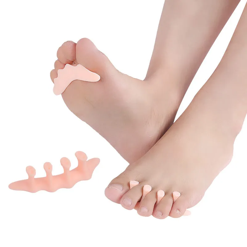 

1 Pair Toe Silicone Bunion Guard Foot Care Orthopedic Toe Separators Finger Toe Separator Correction Pad Foot Heels for Women