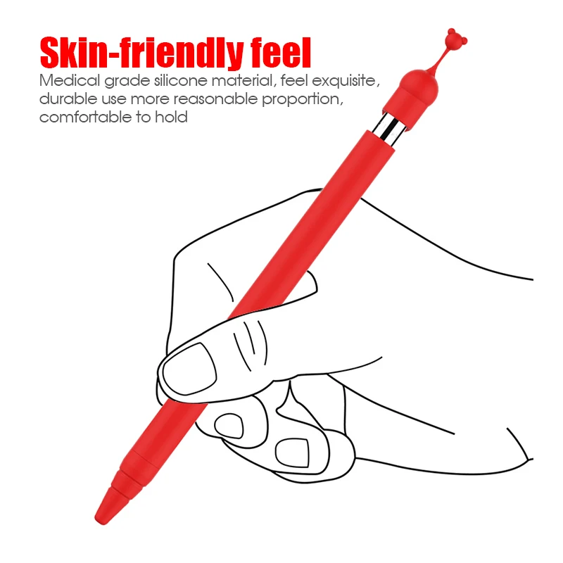 

Soft Cartoon Pattern Silicone Case For Apple Pencil 1nd Cover Compatible For iPad Tablet Touch Pen Stylus Protective Sleeve Capa