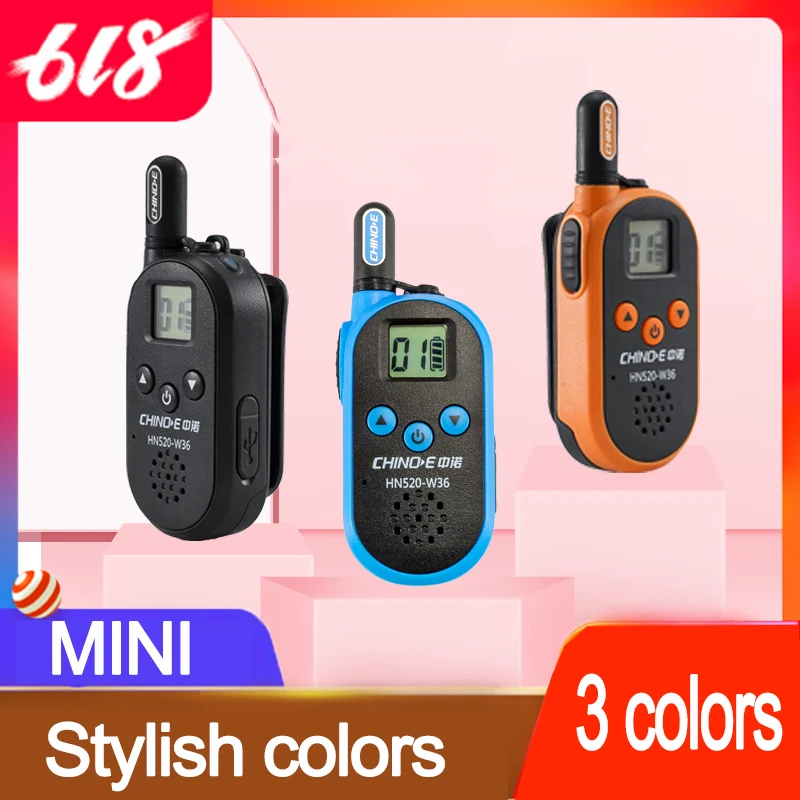 3pcs ZhongNuo walkie talkie mini pocket two way radio UHF400-520MHz 0.5W 99Ch ham portable radio talkie-walkie rechargeable USB