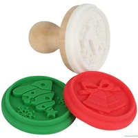 silicone cookie cutter stamp fondant cake mold biscuit cookie mold tool chirstmas decorations cake decoration tools