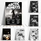 Постер с изображением музыкальной группы Arctic Monkey, Картина на холсте, настенные художественные постеры и печатные буквы для гостиной, домашний декор