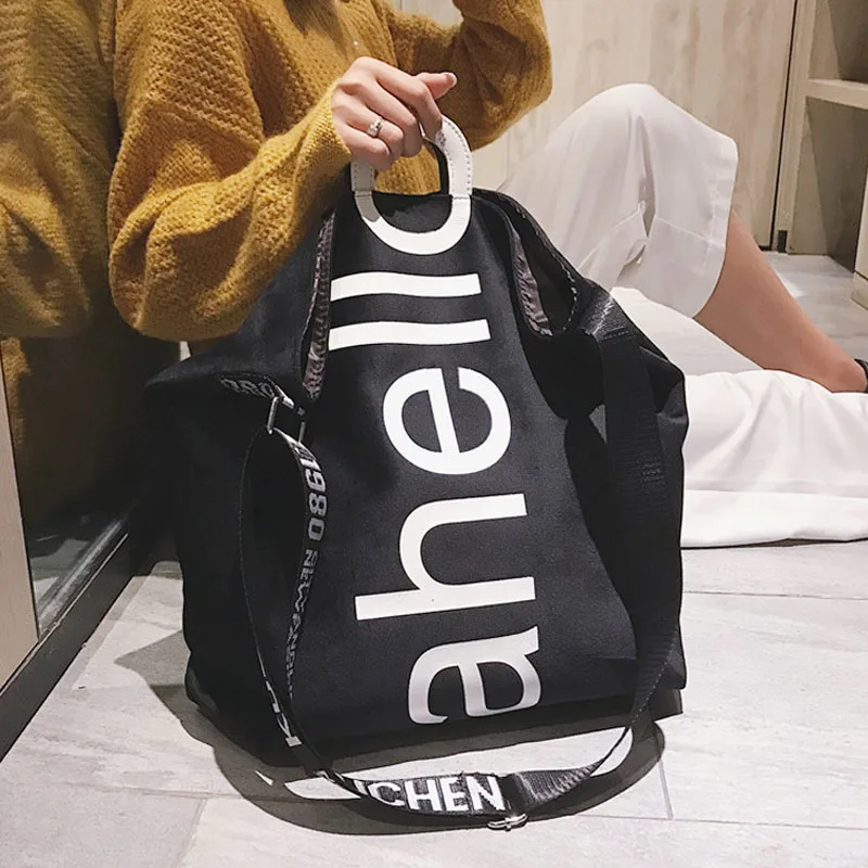 

Fashion Large Capacity Handbag Trending Letter Design Crossbody Shoulder Bags For Women Casual Female Big Shopping Tote