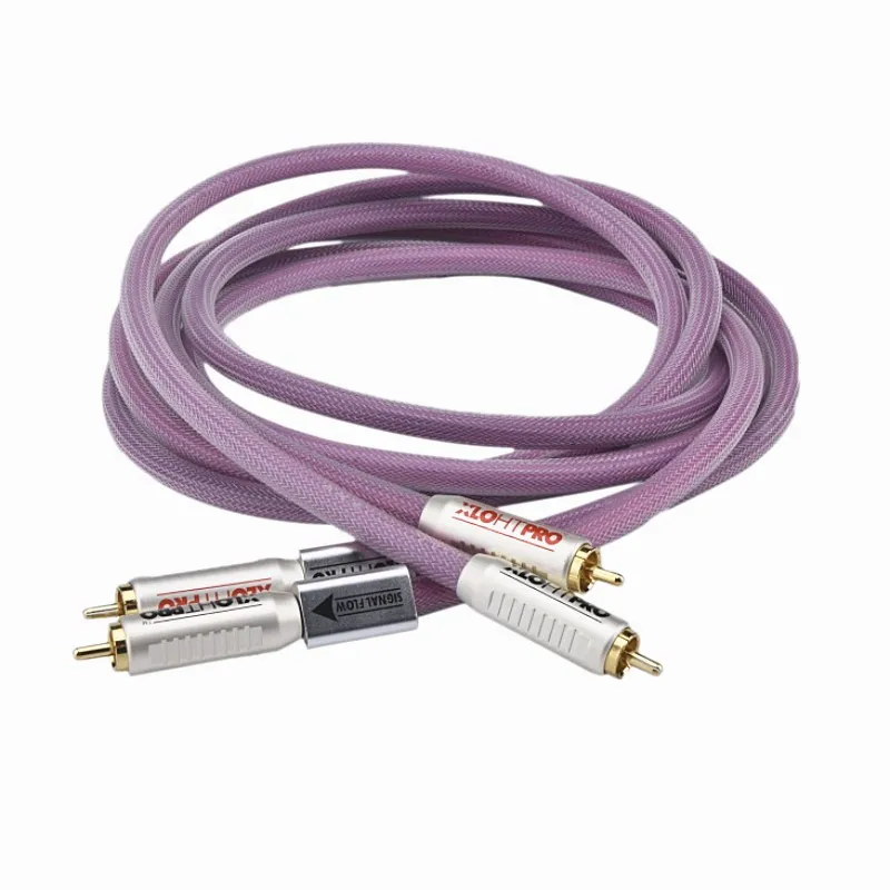 QINCROWN пара XLO HTP1 про аудио кабель RCA Hi-Fi позолоченный штекер RCA Усилитель CD-плеер Динамик RCA соединительный кабель сигнала