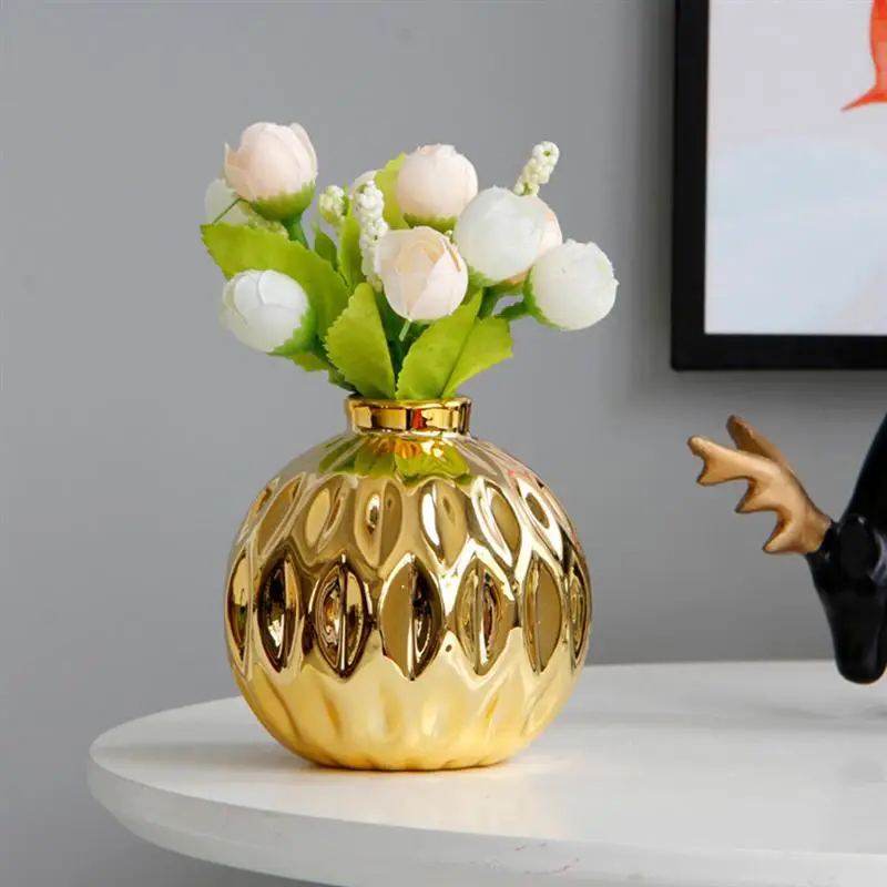 

1Pc Ceramic Vase Creative Small Vase European Style Vase Home Decoration