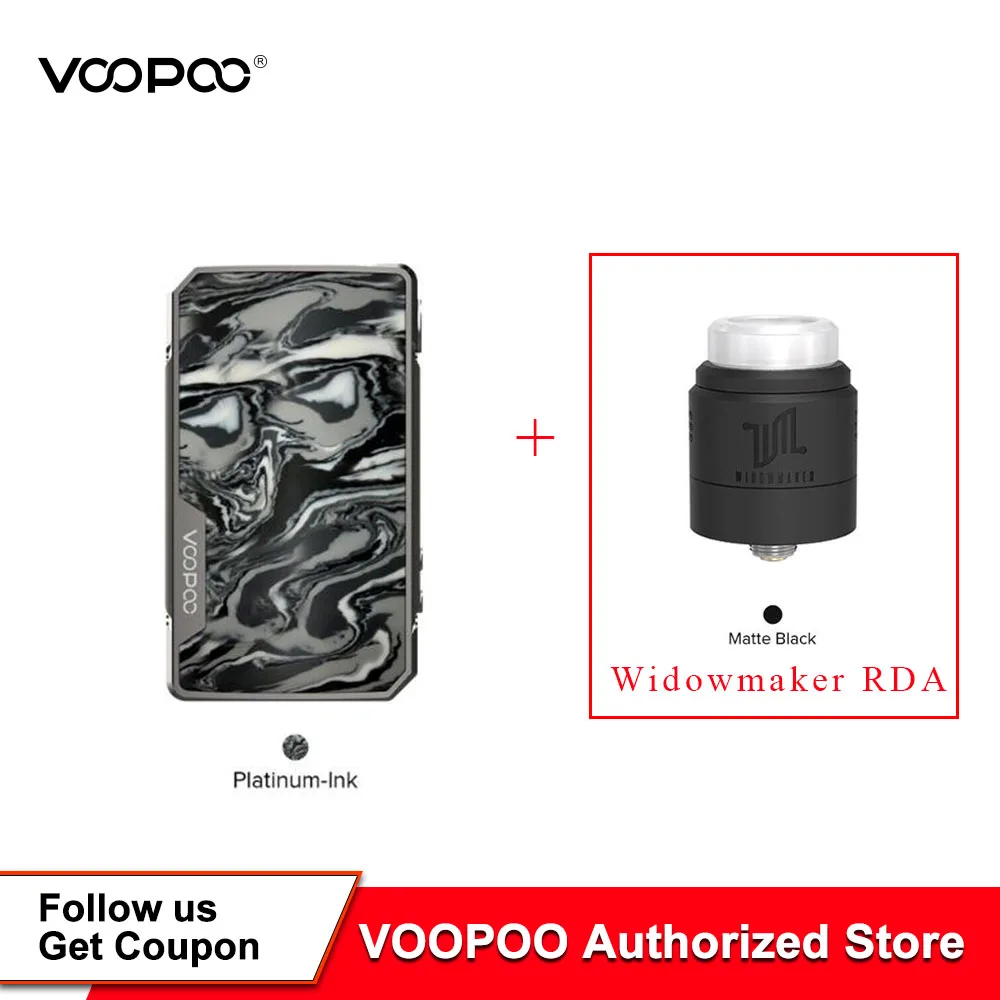 VOOPOO DRAG 2 Platinum Mod 177W блок контроля температуры электронная сигарета Vape mod Fit Widowmaker RDA