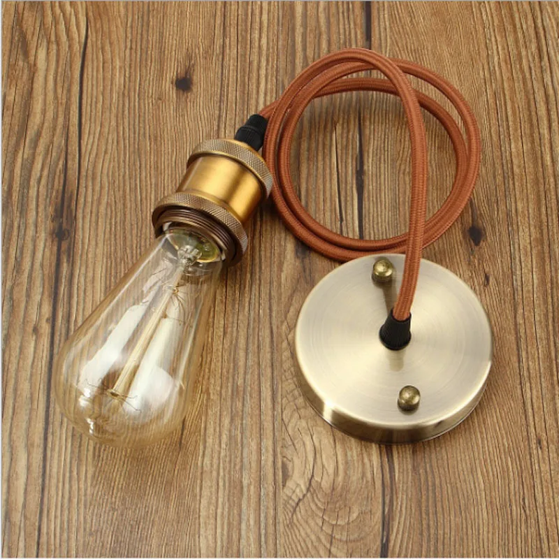 2 шт. Эдисон Ретро металлический держатель для лампы Алюминиевая СВЕТОДИОДНАЯ