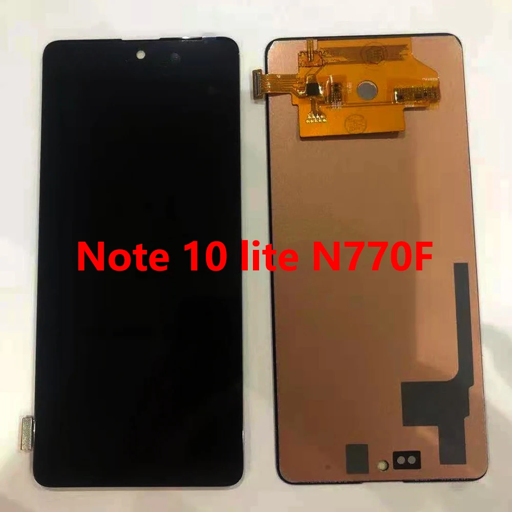 N770F Incell ЖК дисплей для Samsung Galaxy Note10 lite N770F/DS N770F/DSM сенсорный экран с цифровым