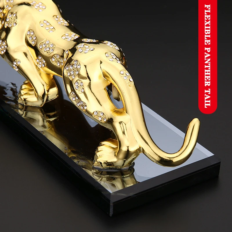 Цветок дрель Леопардовый автомобиля парфюмерные аксессуары с пьедестал салона