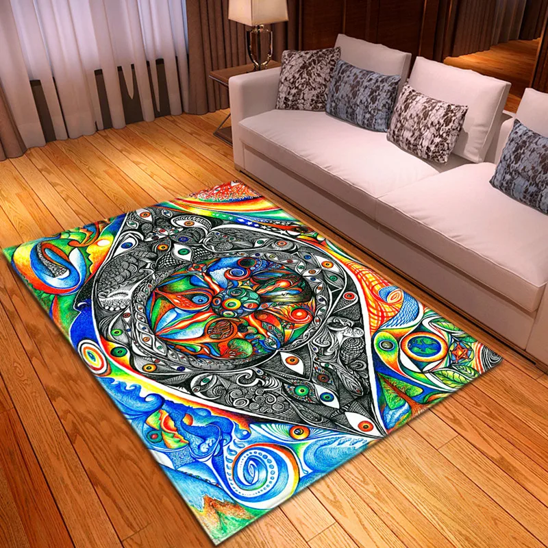 

Fashion abstract geometric carpet art model for bedroom carpet area of modern carpet