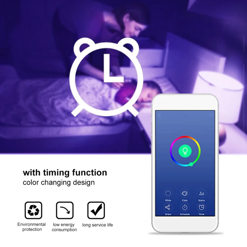 Новинка RGBW Wifi чашки затемнения светильник AC85 265V 6 Вт Портативный Smart Home приложение