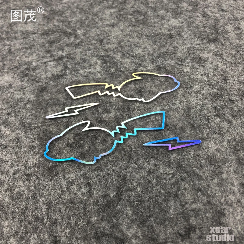 

2 шт., автомобильная наклейка, милая наклейка, крышка топливного бака, дверь, окно, бампер, багажник, мотоциклетный шлем, светоотражающие водонепроницаемые наклейки