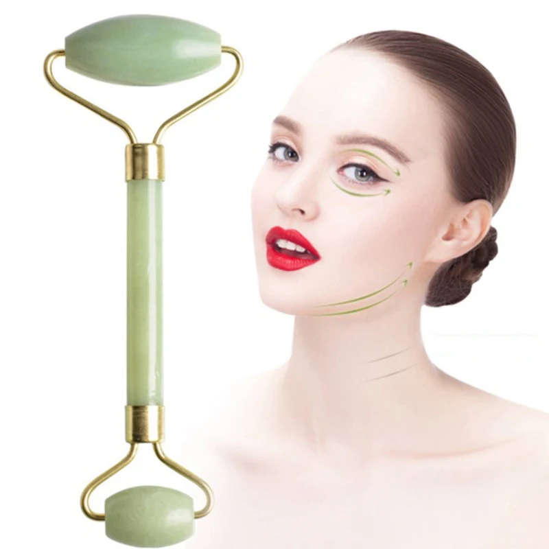 

Face Jade Stone Massage Health Care Massage Beauty Massager Natural Jade Stone Anti-aging Beauty Skin Care Tool