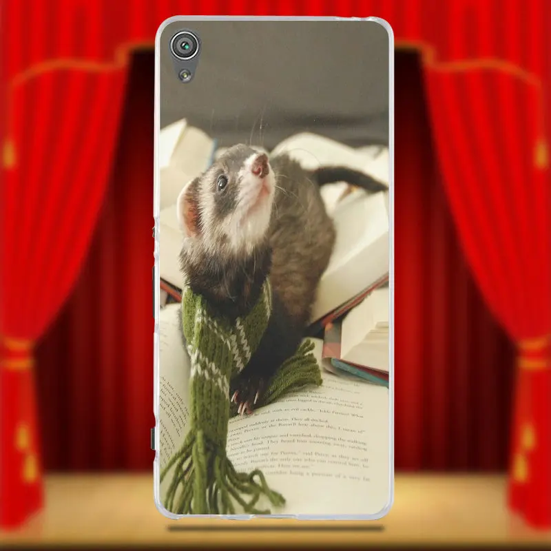 Новые модные Ferret мягкие чехлы для мобильных телефонов из ТПУ sony Xperia Z Z1 Z2 Z3 Z4 Z5 Compact