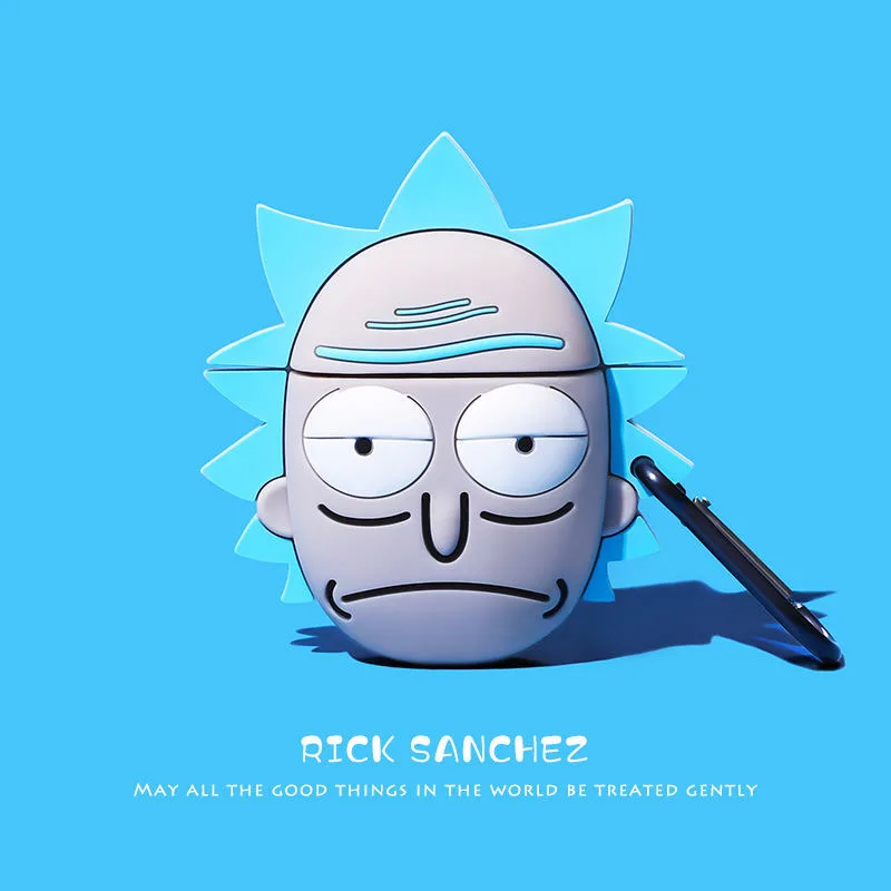 

3D милый мультяшный чехол для беспроводных Bluetooth наушников Airpods 1/2, силиконовый мягкий чехол с зарядным устройством для Airpods Pro