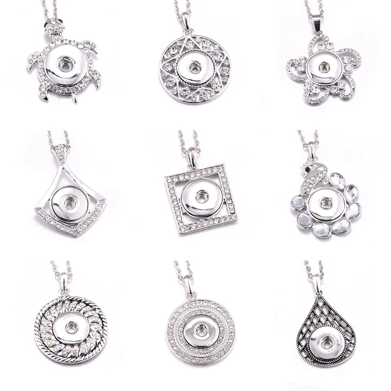 Новые ювелирные изделия с защелками винтажные металлические кнопки ожерелья 18