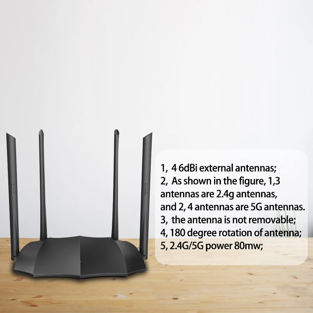 Tenda AC6/AC7/AC8 Смарт двухдиапазонный 2 4G/5G AC1200 Беспроводной Wi-Fi маршрутизатор