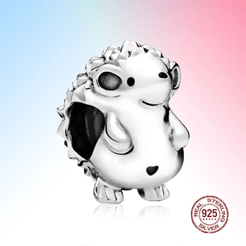 

925 sterling silver hedgehog owl ghost tree root charm bead charm suitable for original charm bracelet pendant lady DIY jewelry