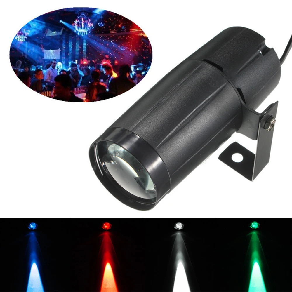 

LED Laser Lamp EU/US Plug Beam Pinspot Light for Wedding Xmas KTV DJ Bar Mirror Balls DJ Disco Stage Lighting Effect Spotlight