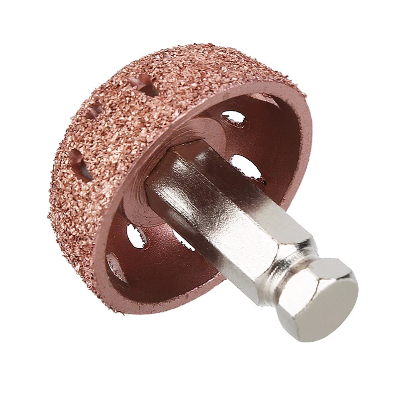 

1pc Buffing Wheel Tungsten Carbide Rasp / Contour Cup with Arbor Adaptor Wheel Grind Professional Tire Repair Tool