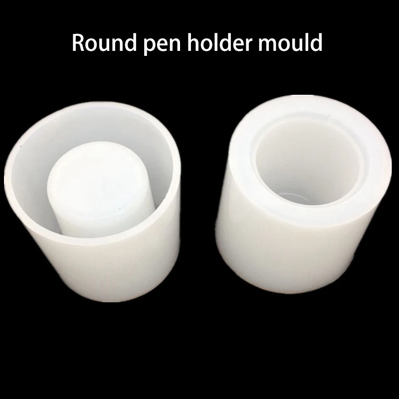 

Diy Crystal Epoxy Pen Holder Silicone Mold Handmade Jewelry Dried Flower Decoration Tool Plaster Aromatherapy