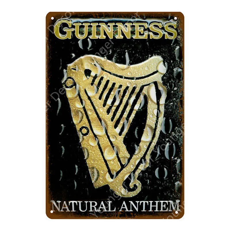 YD9073AI Guinness хороший для вас металлический плакат оловянные знаки винтажный Настенный декор для бара паба клуба человек пещера декоративная пластина YI-123 - Цвет: YD9073AI